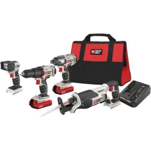 image:imagePORTERCABLE 20V MAX Cordless Drill Combo Kit 4Tool PCCK615L4