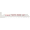 image:imagePORTERCABLE 123465 3Inch 14 TPI Metal Cutting HookShank Bayonet Saw Blade 5Pack